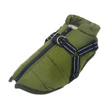 Winter Dog Jacket  With Harness