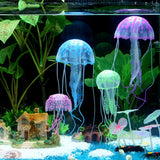 Glowing Effect Jellyfish Fish Tank Decor