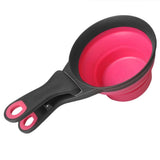 Collapsible Food Scoop and Sealing Clip for Food Storage