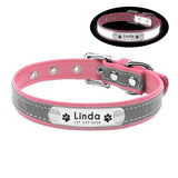 Personalized Durable Leather Dog Collar