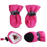 4pcs/set Waterproof Dog Anti-slip Boots