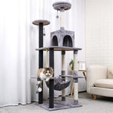 Large Cat Tree with Scratching Post