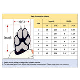 4pcs/set Waterproof Dog Anti-slip Boots