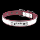 Personalized Durable Leather Dog Collar