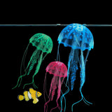 Glowing Effect Jellyfish Fish Tank Decor