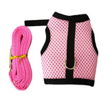 Rabbit Soft Mesh Harness With Leash