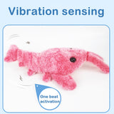 Electronic Jumping Shrimp Cat toy