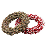 Bite-Resistant Cotton Rope Ring Toy