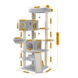 Large Cat Tree with Scratching Post