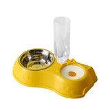 Double Bowl Feeder With Water Bottle