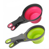 Collapsible Food Scoop and Sealing Clip for Food Storage