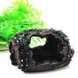 Resin Aquarium Barrel Cave