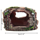 Resin Aquarium Barrel Cave