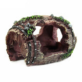 Resin Aquarium Barrel Cave