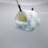 Small Bird Plush Hanging Hammock Nest