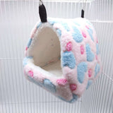 Small Bird Plush Hanging Hammock Nest