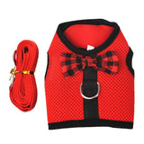 Small Pet Harness Vest Leash Set