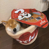 Instant Noodle dog or cat House bed