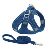 Reflective Dog Harness With Leash