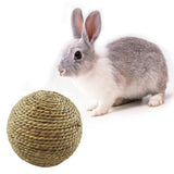 6cm Natural Grass Ball Chew Toy
