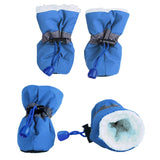 4pcs/set Waterproof Dog Anti-slip Boots