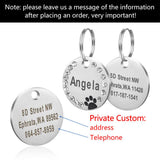 Custom Engraved Dog ID Tag