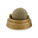 Natural Catnip Wall Stick-on Ball Toy