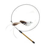 Interactive Feather Bird Cat Toy
