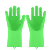 1 Pair Magic Silicone Pet Wash Gloves