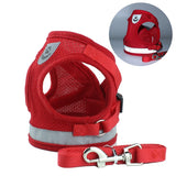 Reflective Safety Dog Harness and Leash for Small Medium Dogs