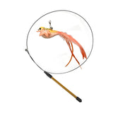 Interactive Feather Bird Cat Toy