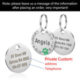 Custom Engraved Dog ID Tag