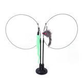 Interactive Feather Bird Cat Toy