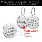 Custom Engraved Dog ID Tag