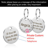 Custom Engraved Dog ID Tag
