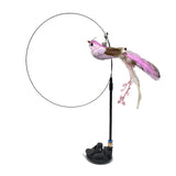 Interactive Feather Bird Cat Toy