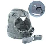 Reflective Safety Dog Harness and Leash for Small Medium Dogs