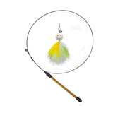 Interactive Feather Bird Cat Toy