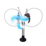 Interactive Feather Bird Cat Toy