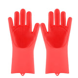 1 Pair Magic Silicone Pet Wash Gloves