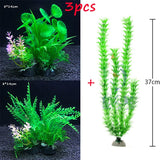 3Pcs  Artificial Aquarium Plants Decoration