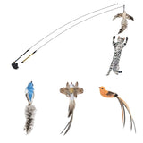 Interactive Feather Bird Cat Toy
