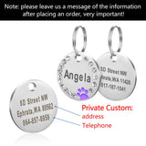 Custom Engraved Dog ID Tag