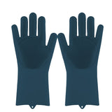 1 Pair Magic Silicone Pet Wash Gloves