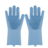 1 Pair Magic Silicone Pet Wash Gloves