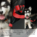 Dog or Cat Adjustable Car Safety Belt