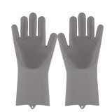 1 Pair Magic Silicone Pet Wash Gloves