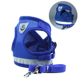 Reflective Safety Dog Harness and Leash for Small Medium Dogs