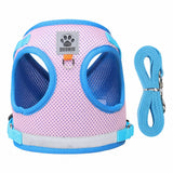 Reflective Safety Dog Harness and Leash for Small Medium Dogs