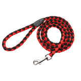 Braided Nylon Leash Double or Single Lead With/Without Soft Padded Handle